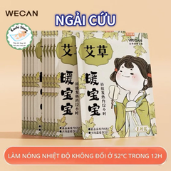 miếng dán GIẢM ĐAU BỤNG KINH chườm nóng thảo dược WECAN giảm đau nhức, giữ nhiệt