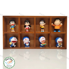 Mô hình đồ chơi DORAEMON NOBITA và NHỮNG NGƯỜI BẠN, mô hình trang trí