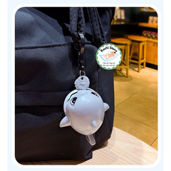 Móc khoá cá mập cắn cáp có dây cót hottrend, đồ chơi độc lạ, móc khoá cá mập cắn dây sáng tạo