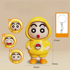 Đồ Chơi Móc Khoá Crayon Shin, Cậu bé bút chì Thay Đổi Khuôn Mặt, Shinosuke Đổi Mặt