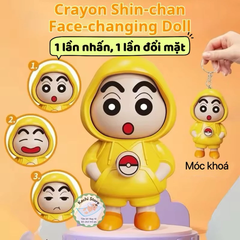 Đồ Chơi Móc Khoá Crayon Shin, Cậu bé bút chì Thay Đổi Khuôn Mặt, Shinosuke Đổi Mặt