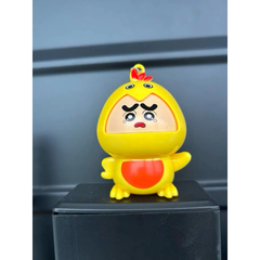 Đồ chơi móc khoá Crayon Shin hoá trang gà con, thay đổi khuôn mặt, Shinnosuke cậu bé bút chì dễ thương