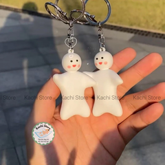 Móc khoá tình nhân Valentin nam châm hút nhau, móc khoá cặp đôi dễ thương