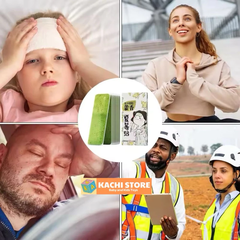 Miếng Dán Lạnh Làm Mát Thảo Dược WECAN Làm Mát Mùa Hè Chống Nóng Hạ Sốt