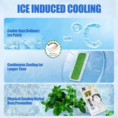Miếng Dán Lạnh Làm Mát Thảo Dược WECAN Làm Mát Mùa Hè Chống Nóng Hạ Sốt
