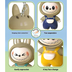 Móc khóa đồ chơi LABUBU đổi mặt biến hình biểu cảm đáng yêu vui nhộn dễ thương