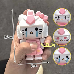 Đồ chơi móc khoá mèo Hello Kitty đổi mặt dễ thương, búp bê thay đổi khuôn mặt