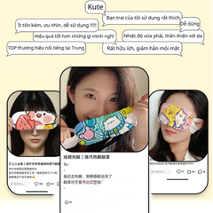 Mặt Nạ Mắt Xông Hơi Chườm Nóng Thảo Dược Steam Eye Mask Giúp Thư Giãn, Giảm Mỏi Mắt, Ngủ Ngon