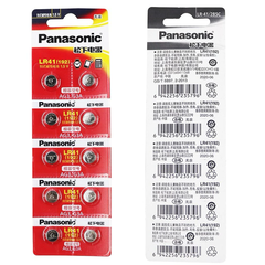 Vỉ 10 pin nút áo Pana LR41 AG3 Alkaline cho đồng hồ, nhiệt kế, thiết bị điện tử