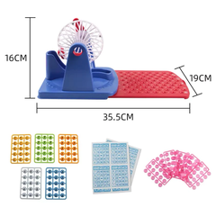 Bộ đồ chơi lồng cầu Bingo lotto xổ số