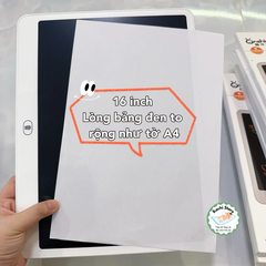 16inch Bảng Vẽ LCD Tự Xóa Điện Tử Đa Sắc Thông Minh Cho Bé, Bảng Onshine Màn Hình LCD