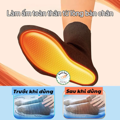 1 Đôi Lót Giày Sưởi Ấm Giữ Nhiệt WECAN tự sưởi ấm bàn chân