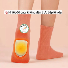 1 đôi - miếng dán giữ ấm lòng bàn chân, giữ nhiệt sưởi ấm Wecan tinh chất thảo dược