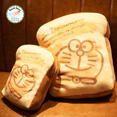 Gối nhồi bông Bánh Mì trí Nhớ của DORAEMON Gối Sofa trang trí, gối tựa lưng dễ thương