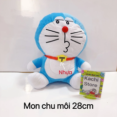 Gấu bông Doraemon Doremon lông mềm mịn (dáng ngồi) xinh xắn dễ thương