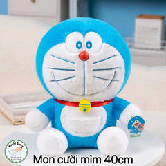 Gấu bông Doraemon Doremon lông mềm mịn (dáng ngồi) xinh xắn dễ thương