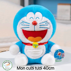 Gấu bông Doraemon Doremon lông mềm mịn (dáng ngồi) xinh xắn dễ thương