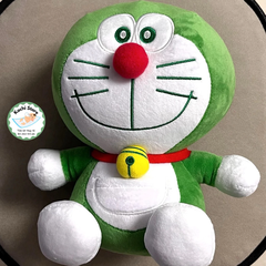 Doraemon xanh lá nhồi bông dễ thương, gấu bông Doremon mềm mịn