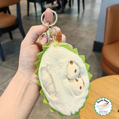 Móc khoá đồ chơi Sầu Riêng nhồi bông múi rời, đồ chơi giảm căng thẳng, quà tặng trang trí dễ thương