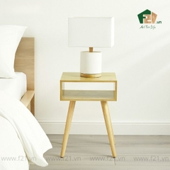 Bàn phụ gỗ burl có hộc mở