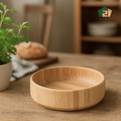 Tô tròn gỗ tự nhiên cỡ lớn
