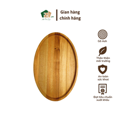 Đĩa Oval gỗ Ash
