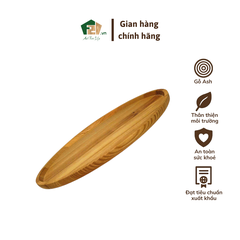 Đĩa Oval gỗ Ash