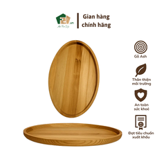 Đĩa Oval gỗ Ash