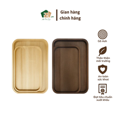 Đĩa gỗ Ash hình chữ nhật