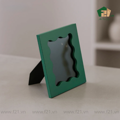 Khung hình chữ nhật sơn mài viền lượn sóng độc đáo