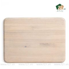 Thớt chữ nhật gỗ tự nhiên bo góc tròn
