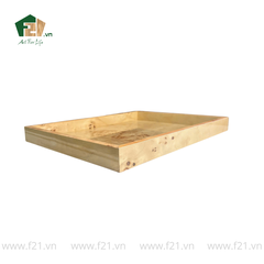 Khay chữ nhật vân mắt gỗ độc đáo sang trọng