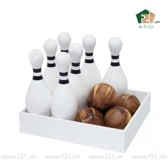 Bộ bowling mini sơn mài