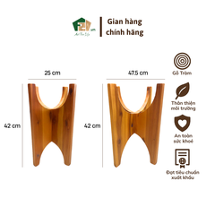 Chân gỗ tràm
