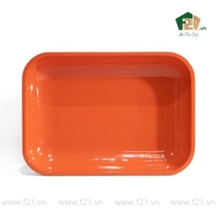 Khay chữ nhật sơn mài có đế chân