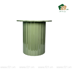 Bàn trụ hoa decor gỗ phong cách hiện đại