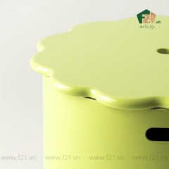 Bàn phụ hình hoa sơn mài dùng để lưu trữ