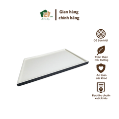 Khay chữ nhật sơn mài