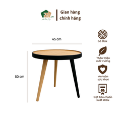 Bàn tròn sơn mài 3 chân