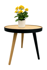 Bàn tròn sơn mài 3 chân