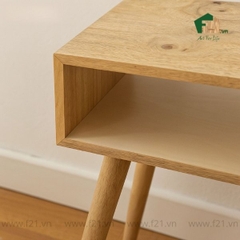 Bàn phụ gỗ burl có hộc mở
