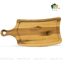 Thớt chữ nhật gỗ tự nhiên có tay cầm