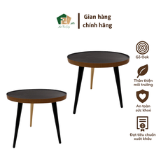 Bàn tròn sơn mài 3 chân