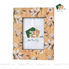 Khung hình chữ nhật gỗ hoạ tiết hoa văn cổ điển
