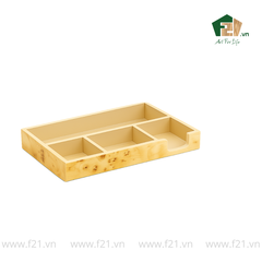 Bộ văn phòng phẩm vân mắt gỗ độc đáo sang trọng