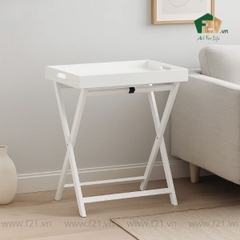 Bàn khay gấp chữ nhật sơn mài