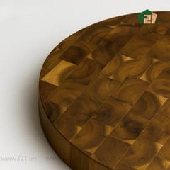 Thớt tròn gỗ tự nhiên họa tiết vân độc lạ