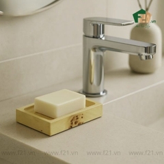 Khay chữ nhật đựng xà phòng Burl Veneer
