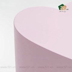 Bàn phụ hình trái tim sơn mài