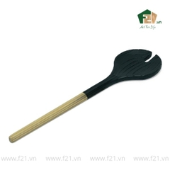 Muỗng trộn salad gỗ tự nhiên có 2 tone màu